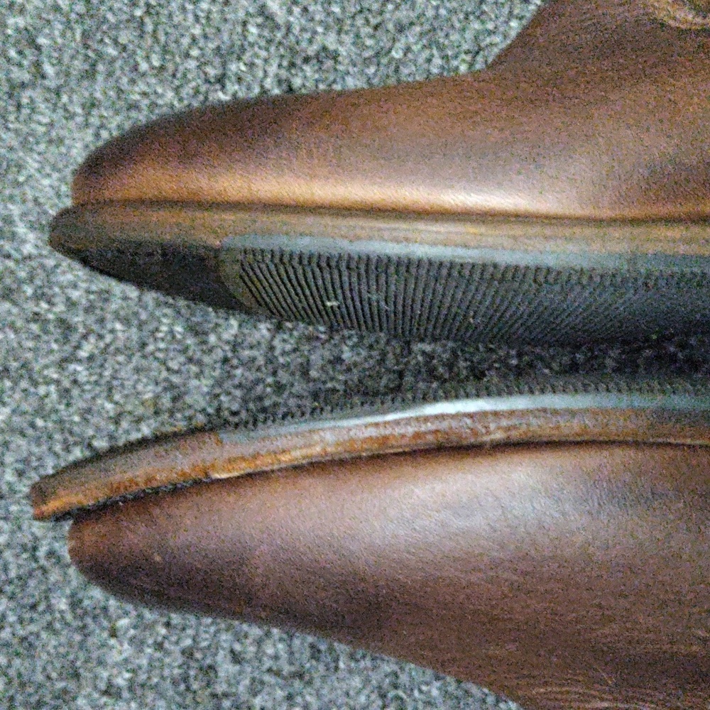 Vintage Shoe Company Brown Leather Buckle Ankle Boots made in USA - Picture 8 of 11